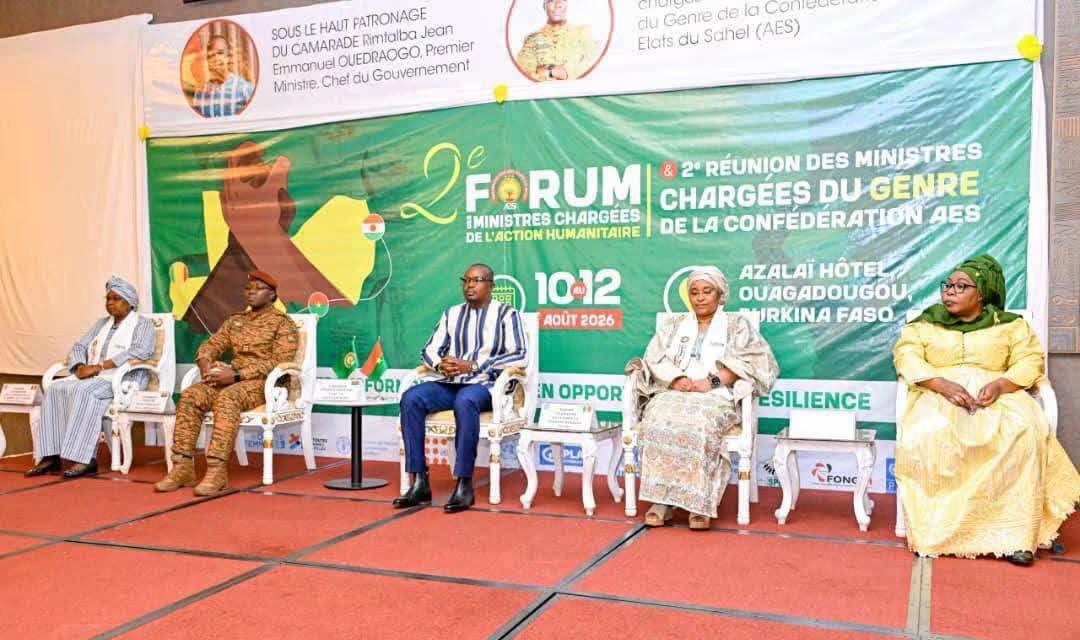 Forum humanitaire AES à Ouagadougou